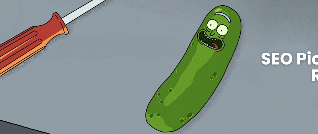 SEO Pickle Rick: O conteudismo que não funciona